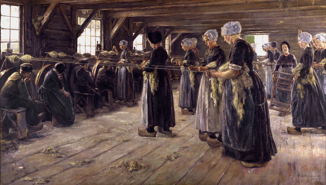 Flachsscheuer in Laren von Max Liebermann
