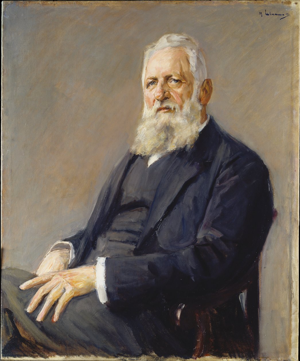 Porträt von Franz Adickes, Bürgermeister von Frankfurt von Max Liebermann