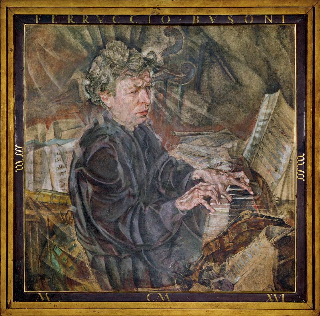 Pianist und Komponist Ferruccio Busoni von Max Oppenheimer