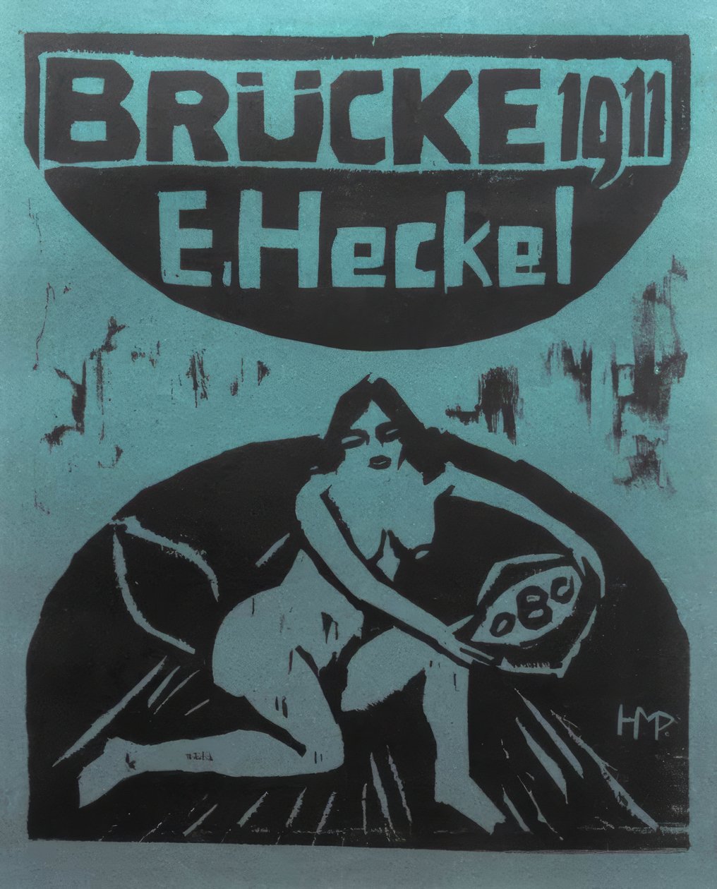 6. Jahresmappe der K.G. Brücke für das Jahr 1911 für Heckel von Max Pechstein