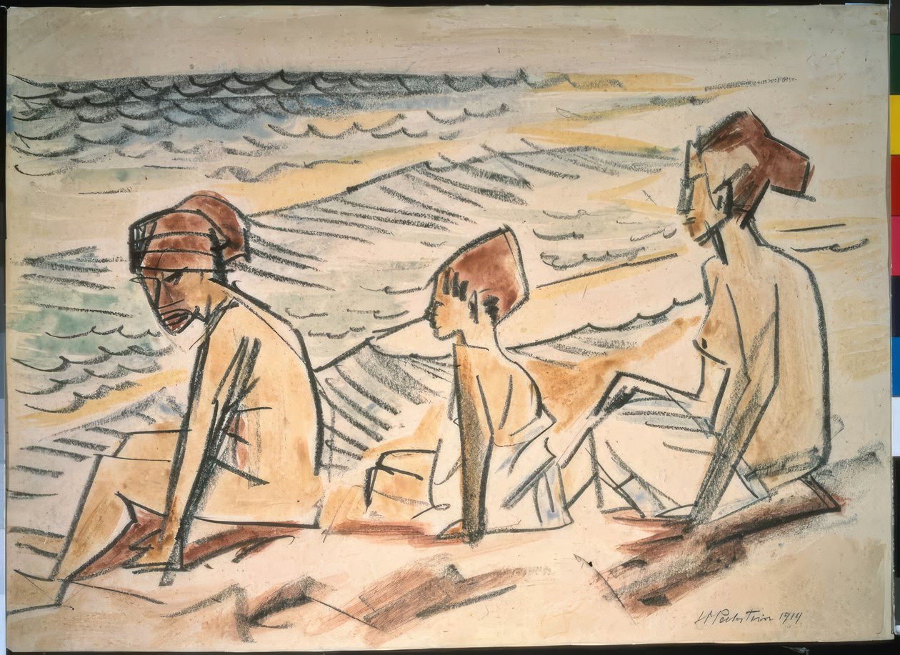 Am Strand von Max Pechstein