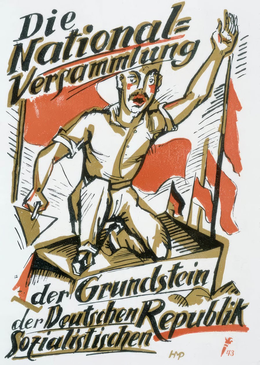 Die Nationalversammlung von Max Pechstein