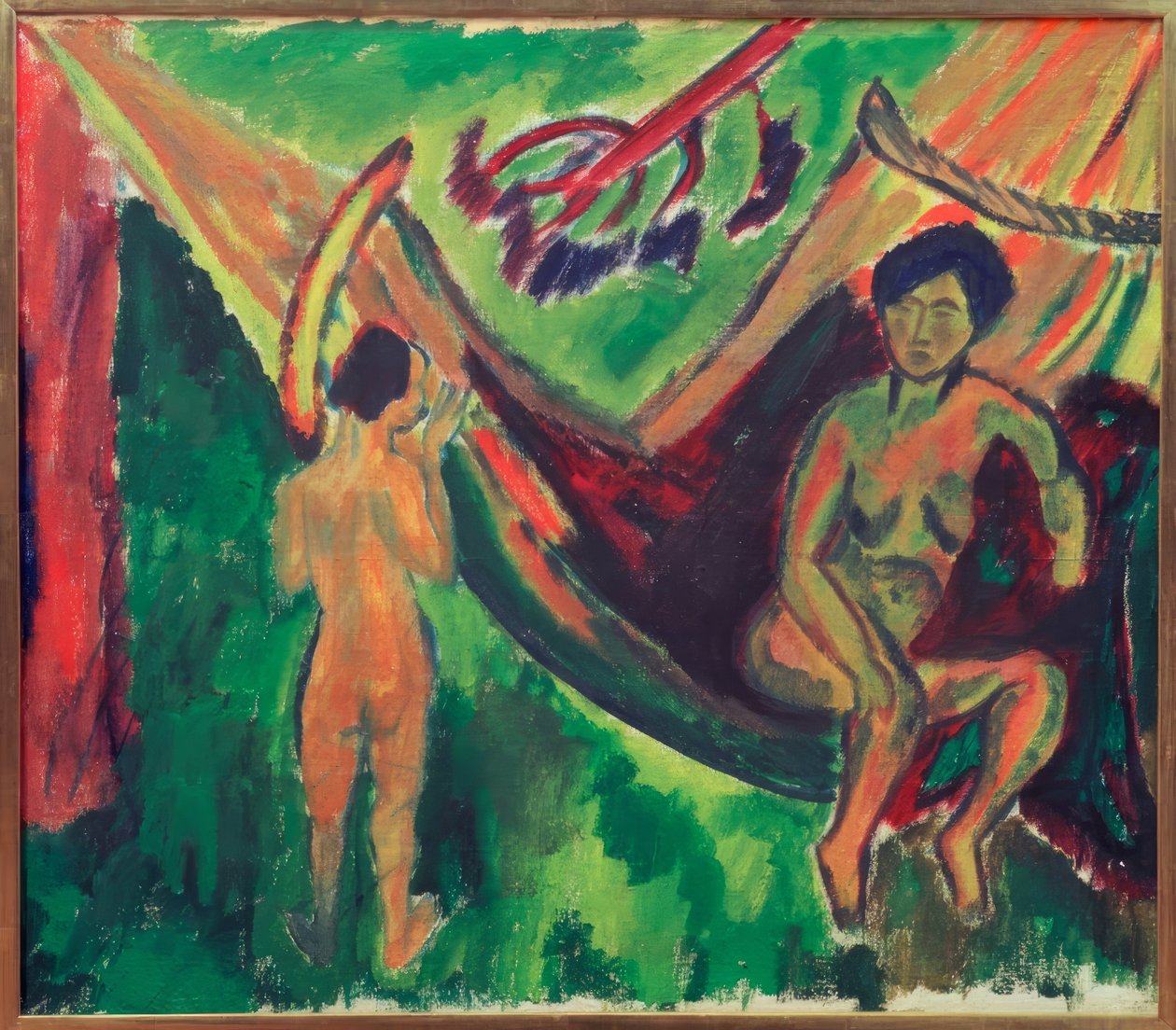 In der Hängematte von Max Pechstein