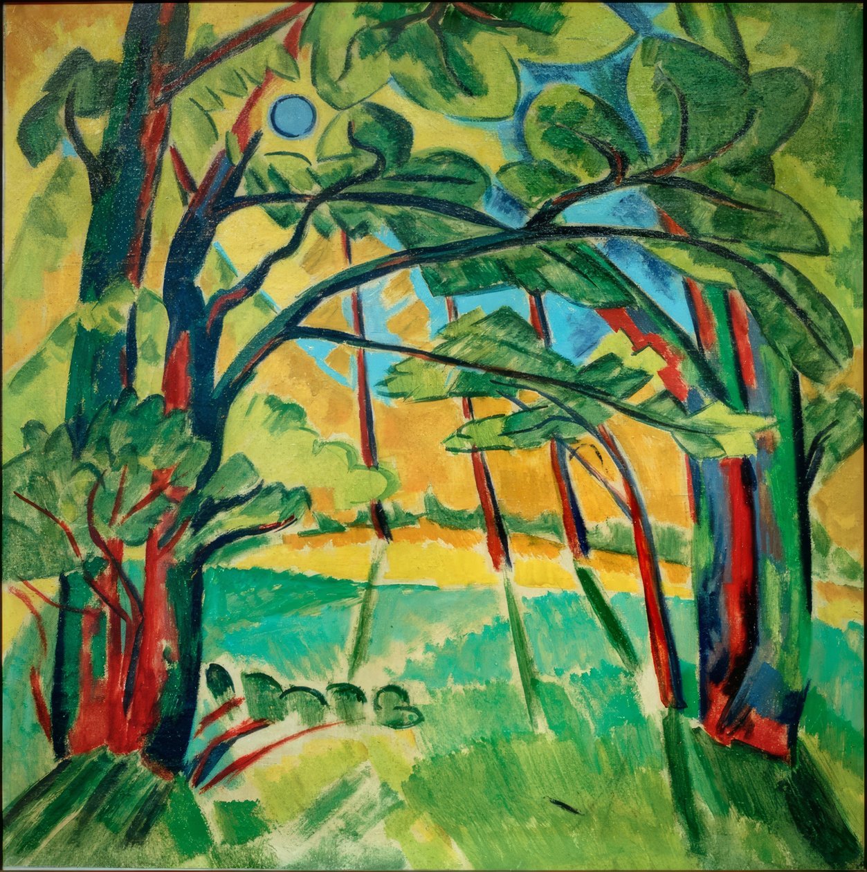 Kurische Waldlandschaft von Max Pechstein