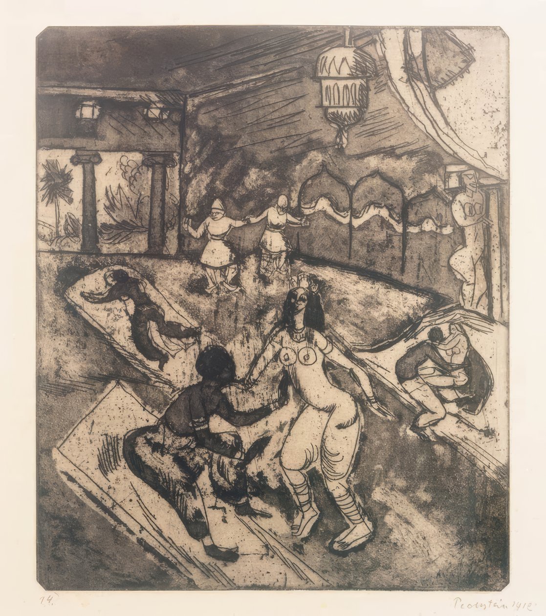 Russisches Ballett I von Max Pechstein