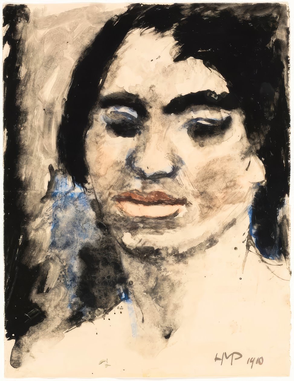 Die Schwiegermutter des Künstlers von Max Pechstein