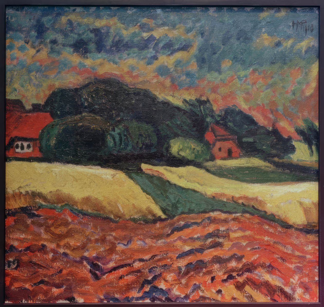 Vor dem Gewitter von Max Pechstein