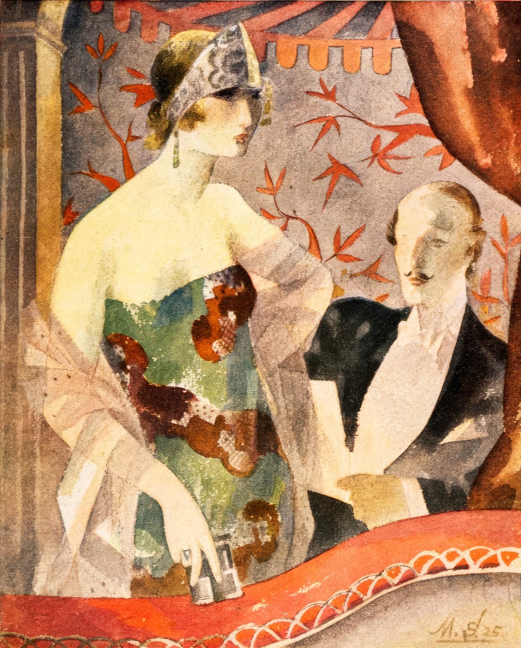 Paar in der Loge von Max Schwarzer