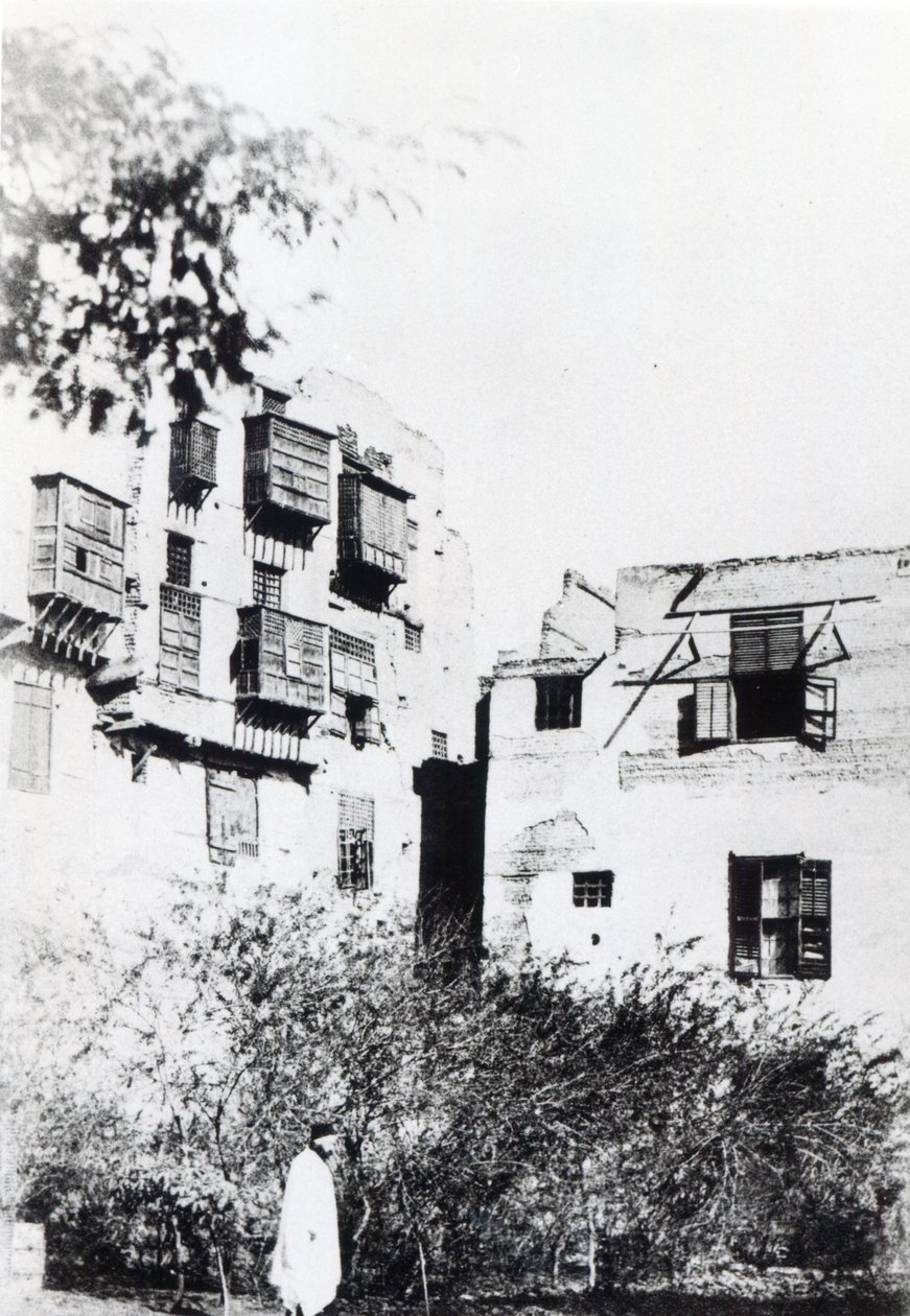 Gustave Flaubert (1821-80) in Kairo, 9. Januar 1850 von Maxime Du Camp