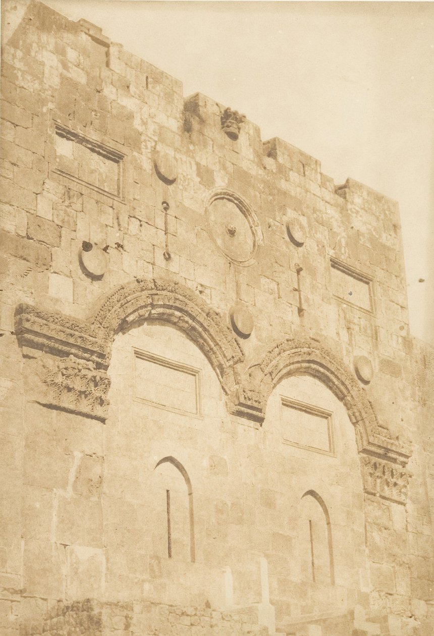 Das Goldene Tor in Jerusalem, August 1850 von Maxime Du Camp