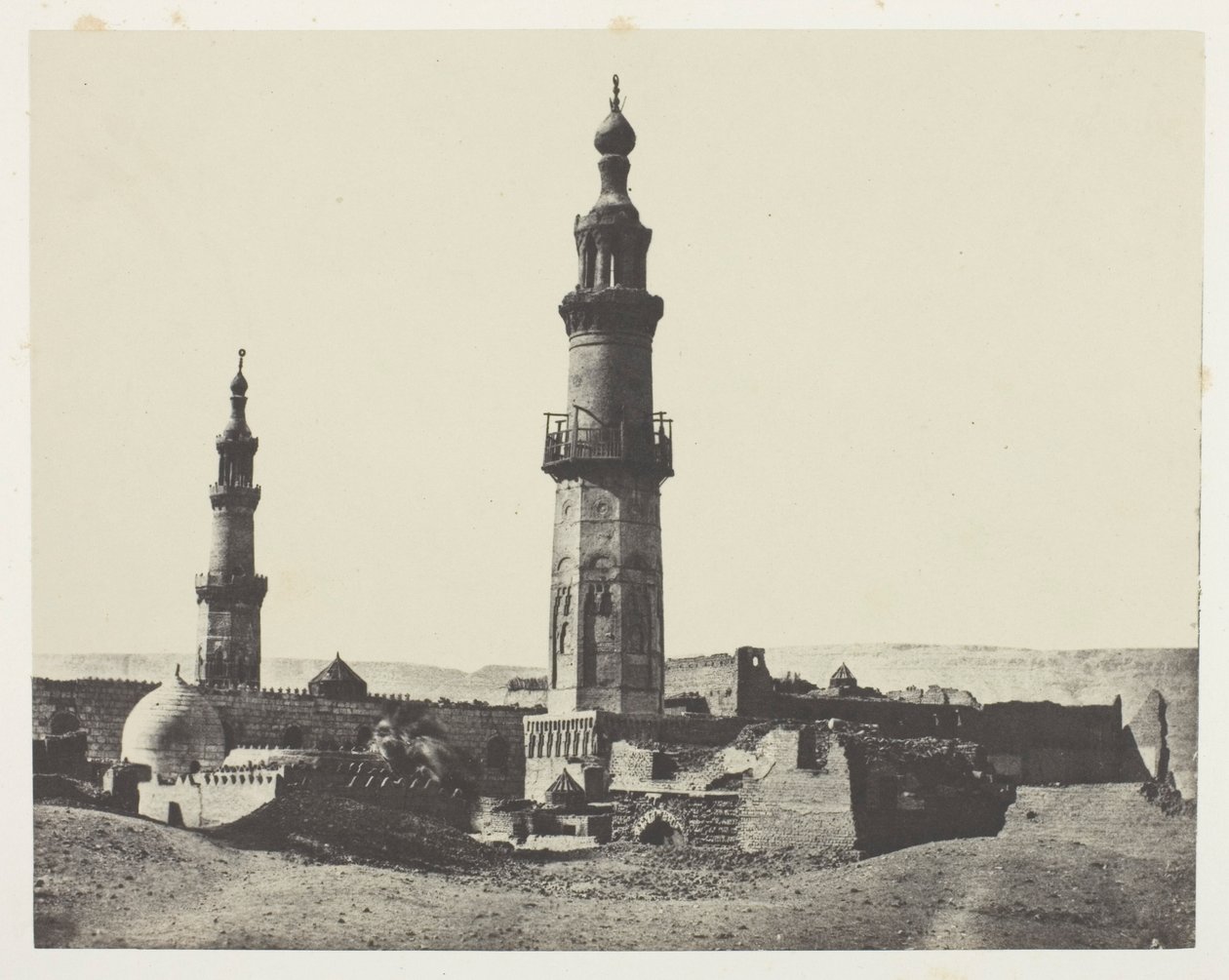 Moschee von Aly-Bey, Girgeh, Oberägypten, Tafel 15 aus dem Album "Ägypten, Nubien, Palästina und Syrien" (1852) von Maxime Du Camp