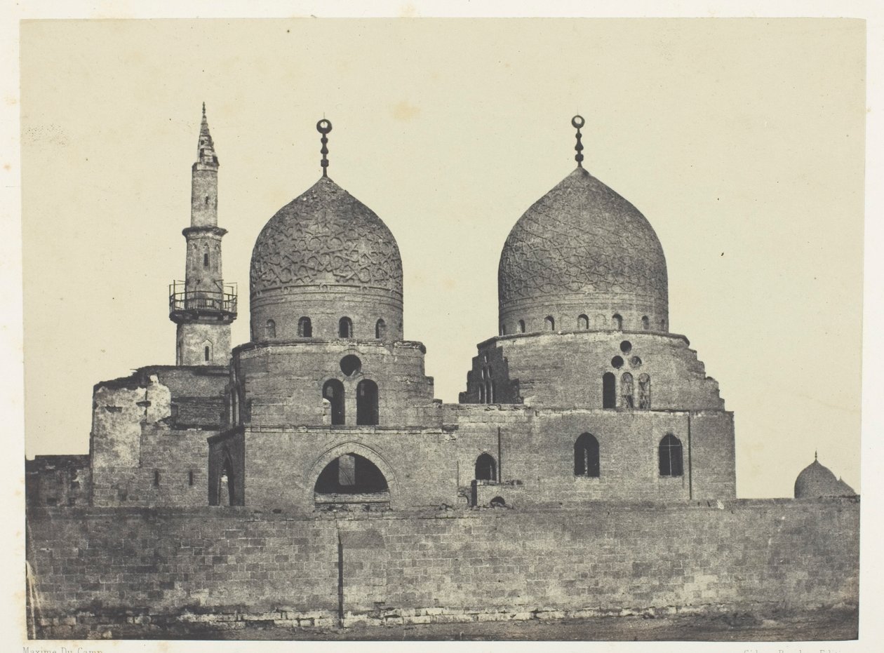 Moschee und Grab des Sultans Kansou-el-Gouri, Kairo von Maxime Du Camp