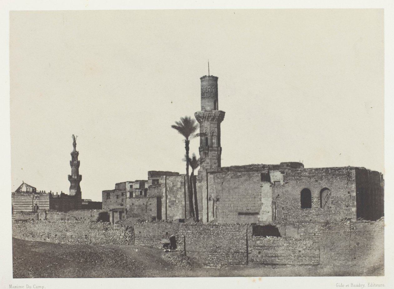Moschee nahe Bab-el-Saïda, Kairo von Maxime Du Camp