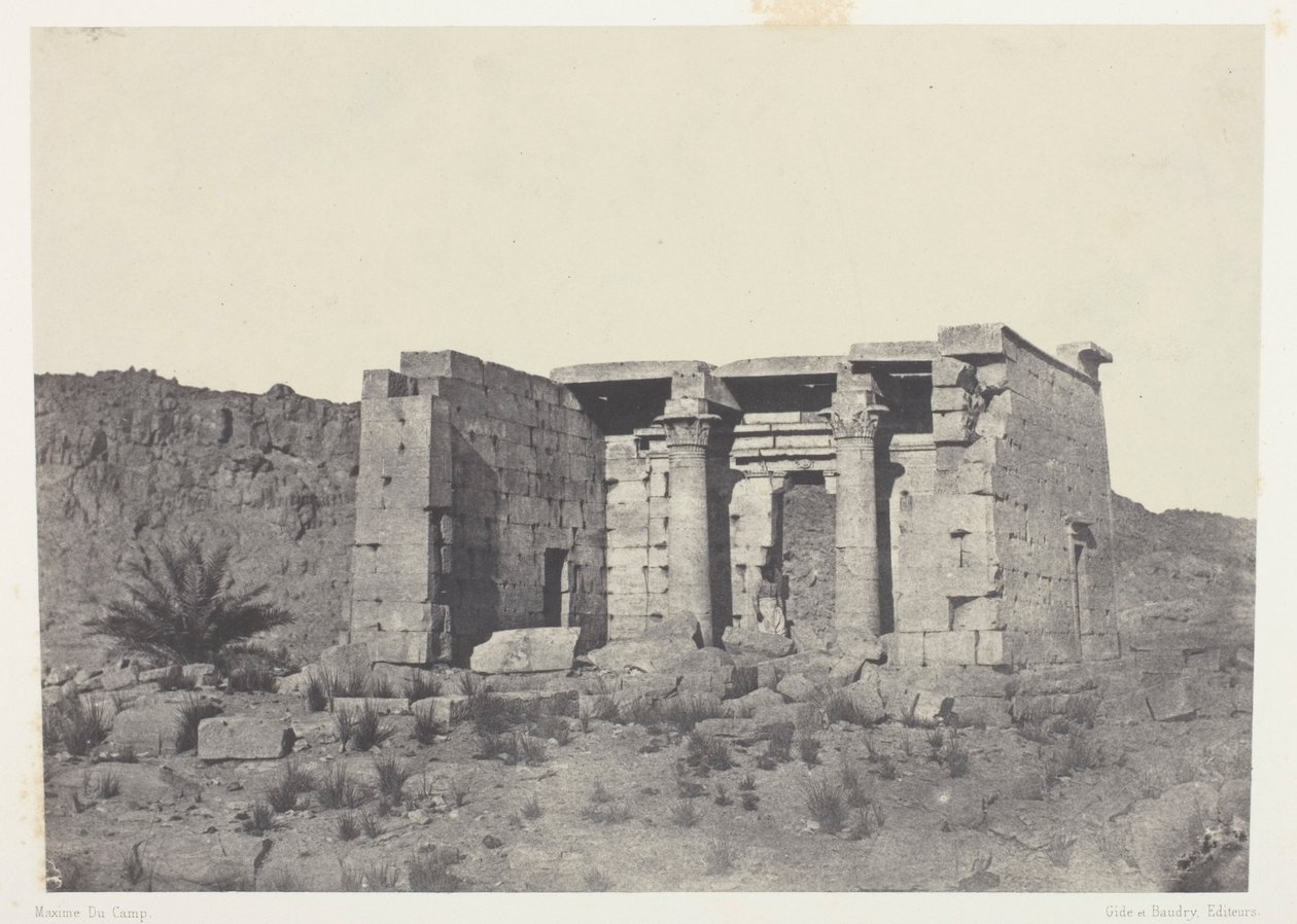Tempel von Tafeh (Ancienne Taphis), Nubien von Maxime Du Camp