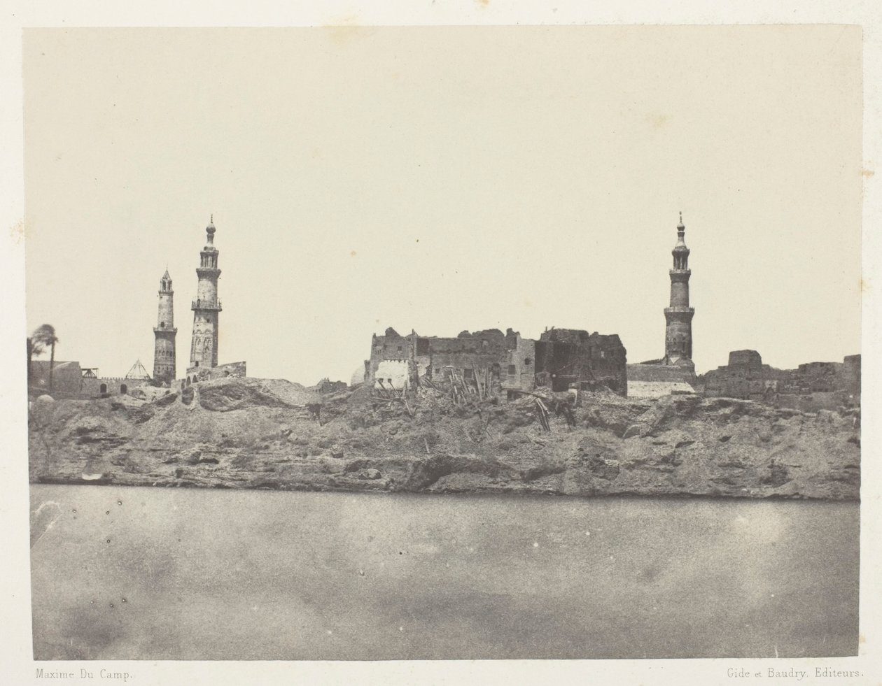 Vue Générale, Girgeh, Oberägypten von Maxime Du Camp