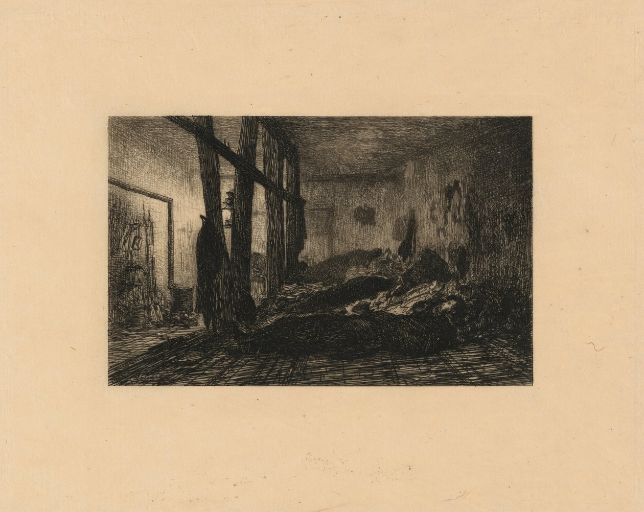 Ein Wachposten von Maxime Lalanne