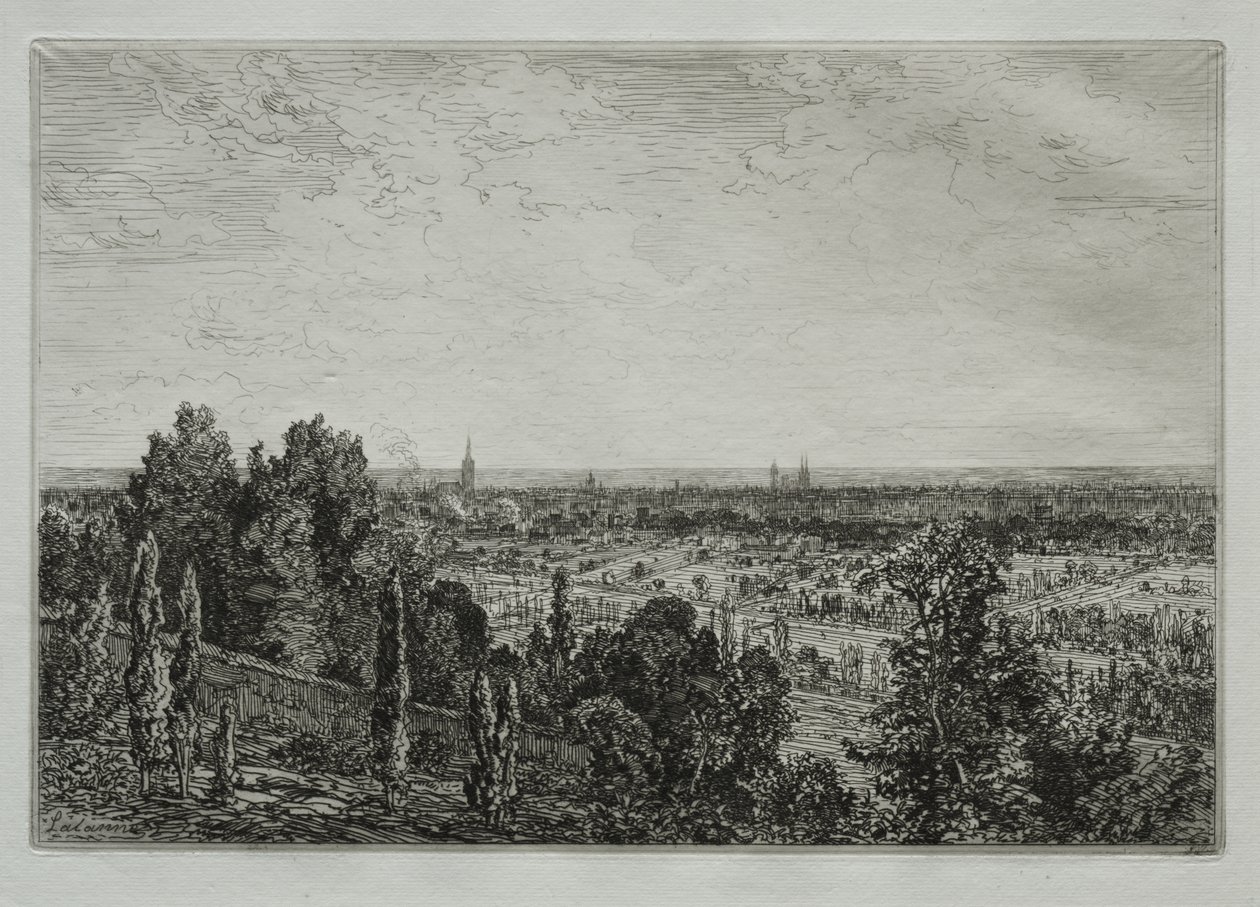 Bordeaux, Blick von der Küste von Cénon von Maxime Lalanne