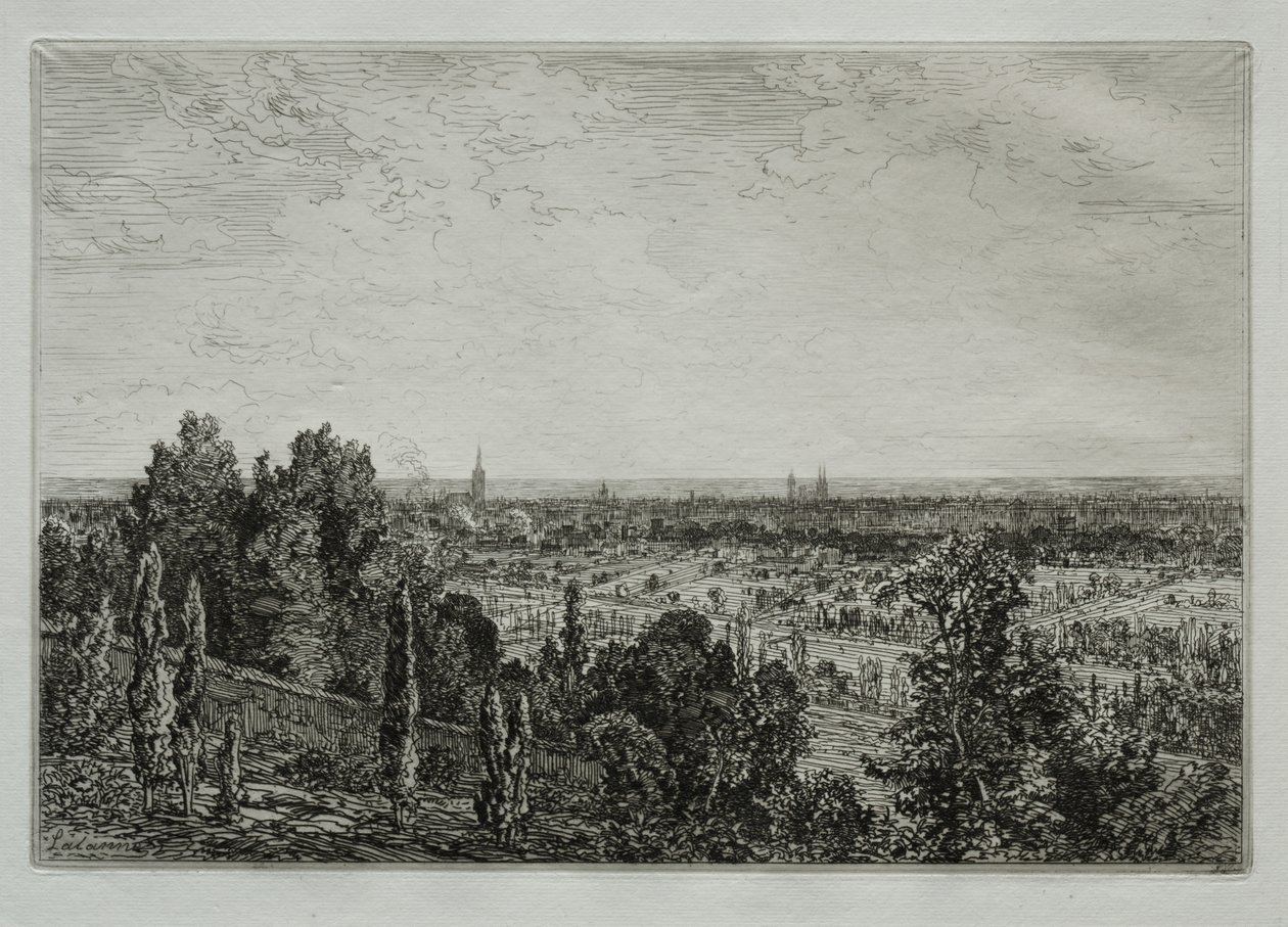Bordeaux, Blick von der Küste von Cénon von Maxime Lalanne
