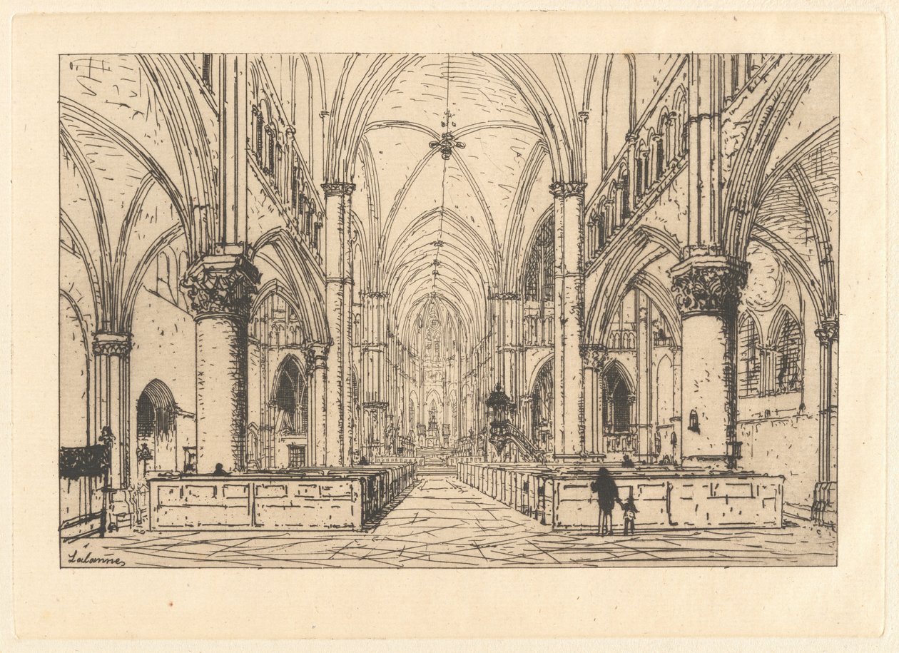 Kircheninneres von Maxime Lalanne