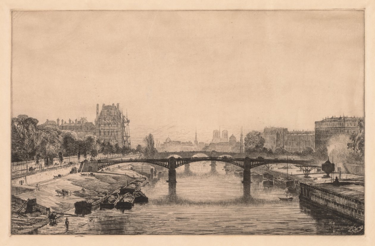 Paris, Blick von der Concorde Brücke von Maxime Lalanne