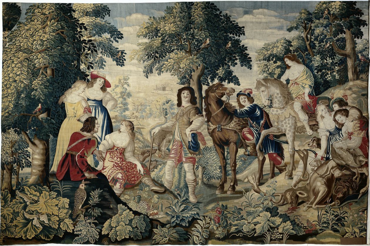 Ruhe im Wald von Maximiliaan van der Gucht