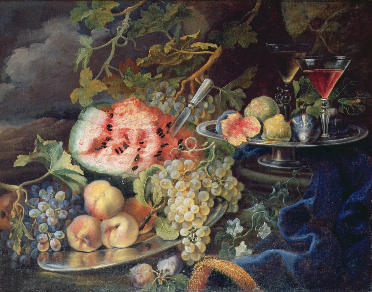 Stillleben von Maximilian Pfeiler or Pfeiller