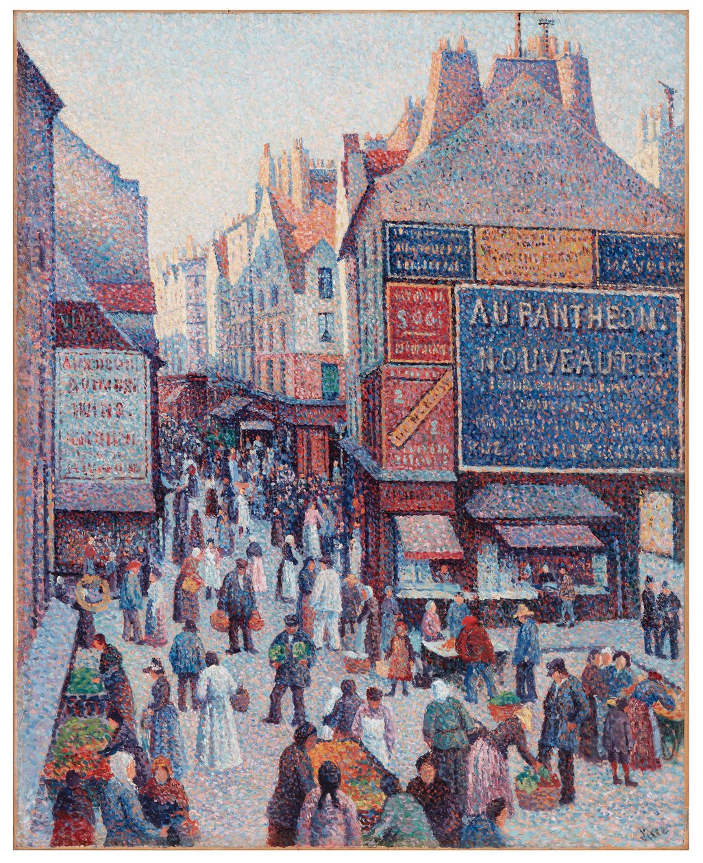 Die Rue Mouffetard von Maximilien Luce