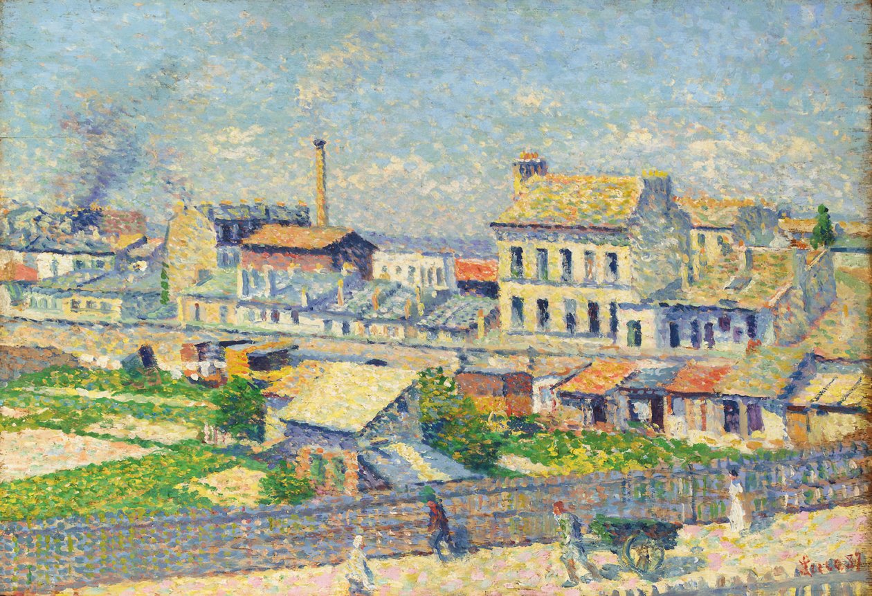 Montmartre, Rue Damrémont von Maximilien Luce