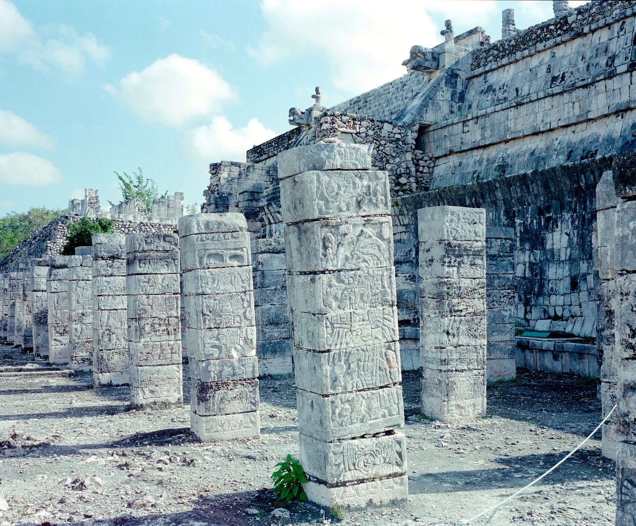 Präkolumbische Zivilisation: Blick auf die Stätte von Chichen Itza in der Region Yucatan. Maya-Zivilisation, klassische Periode und Maya-Renaissance, 750-1200 n. Chr. Mexiko von Mayan Mayan