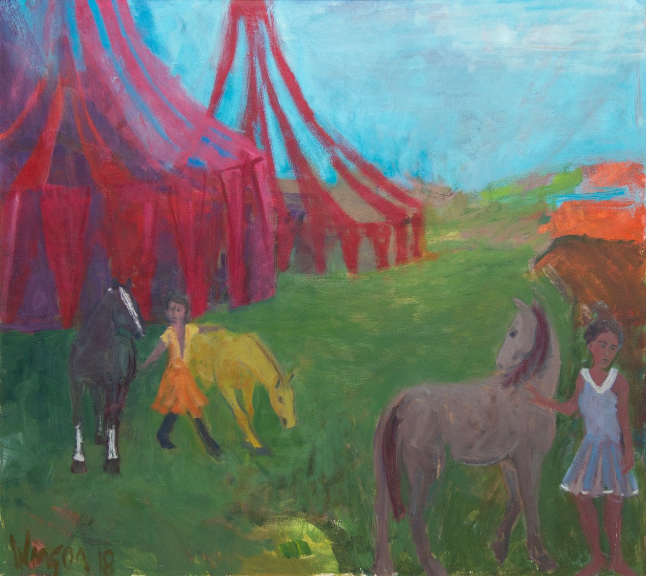 Morgendlicher Lauf, 2018 von Megan Williamson