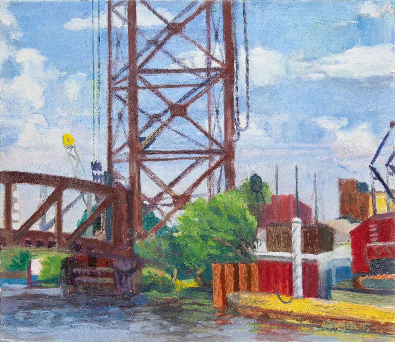 Blick vom Ping Tom Memorial Park, 2015 von Megan Williamson