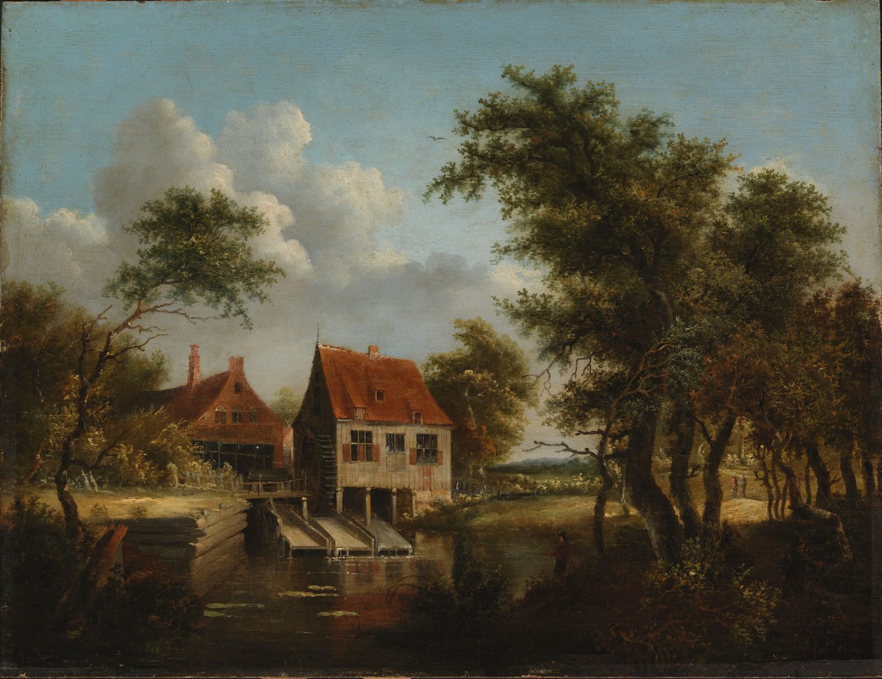 Die Wassermühle von Meindert Hobbema