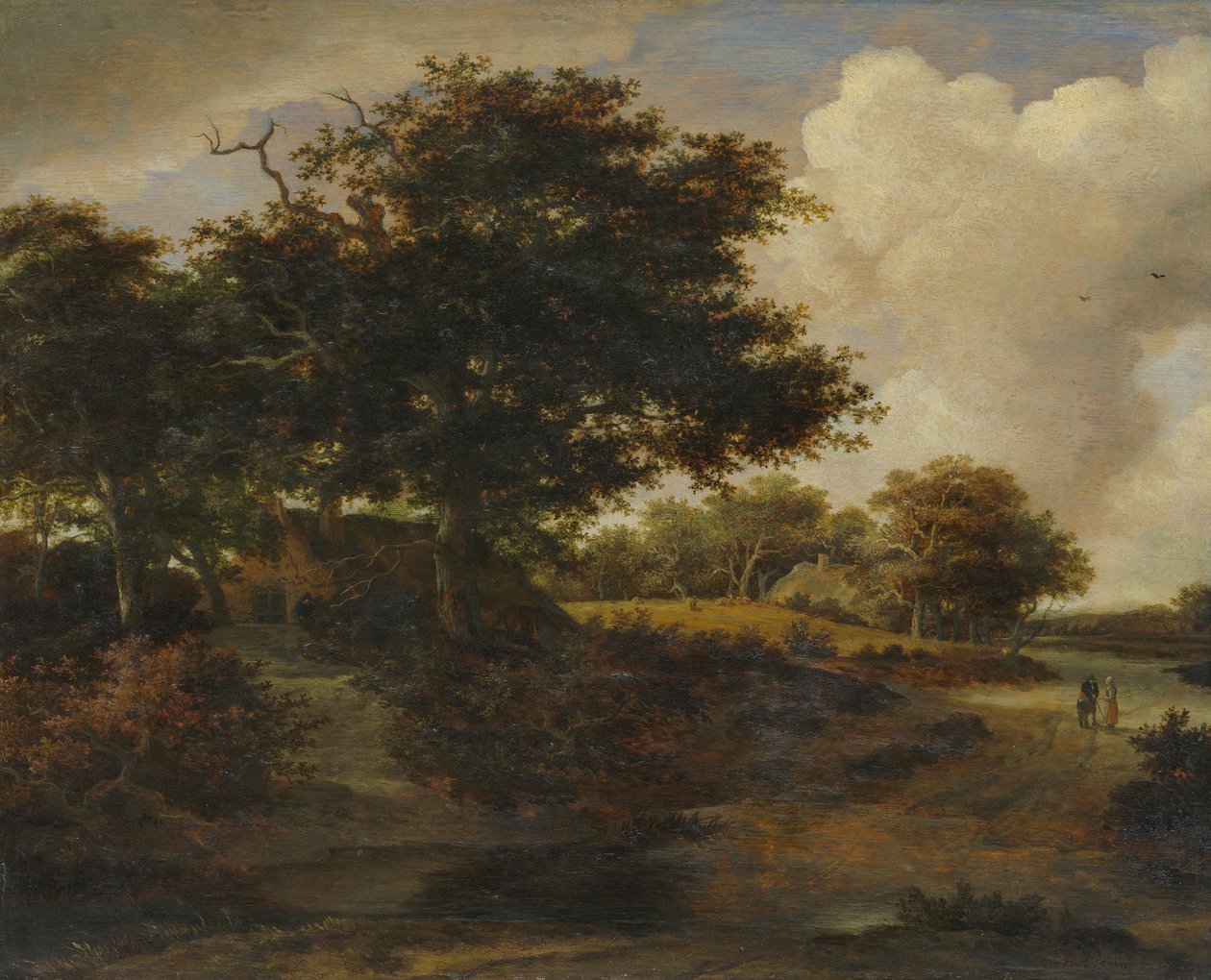 Waldlandschaft von Meindert Hobbema