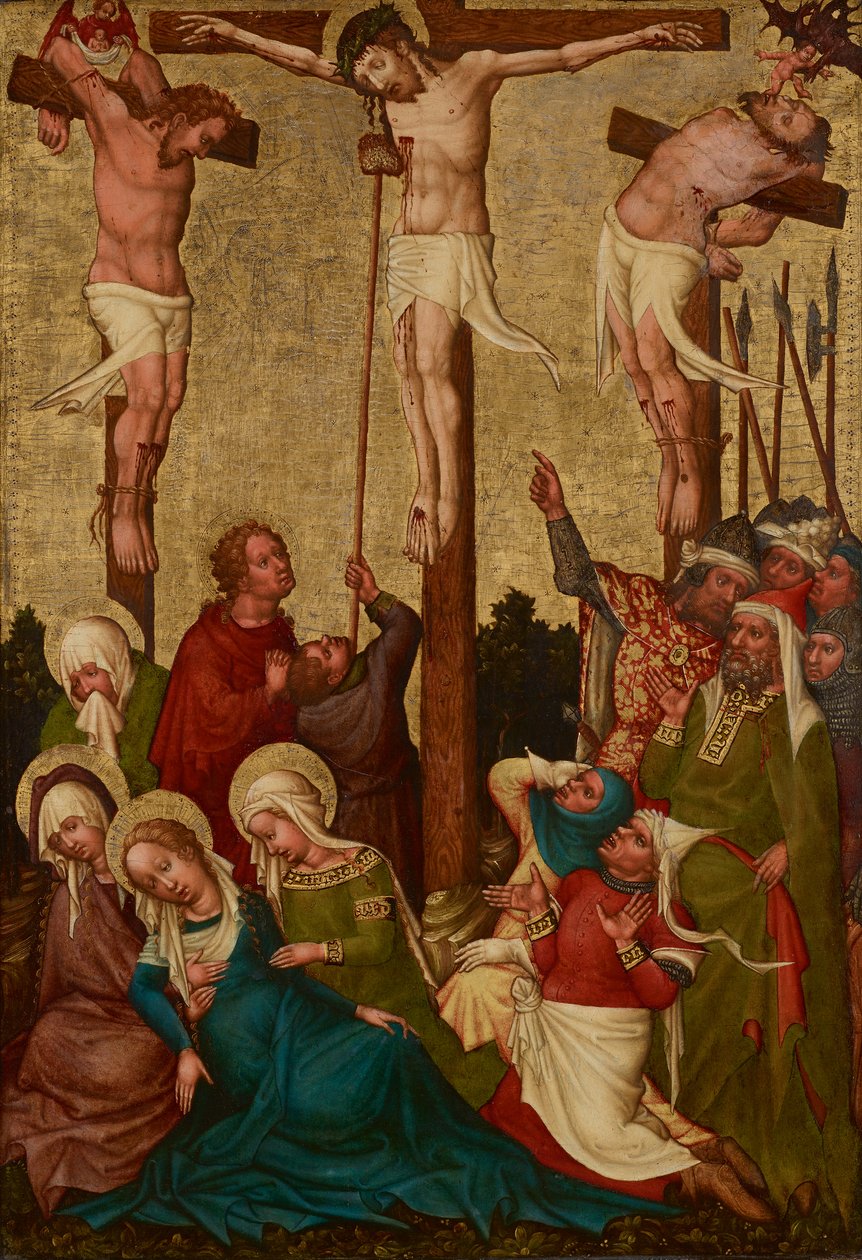 Kreuzigung Christi von Meister der St. Lambrechter Votivtafel