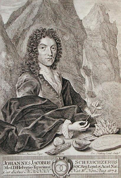 Porträt von Johann Jacob Scheuchzeri, Frontispiz zu 