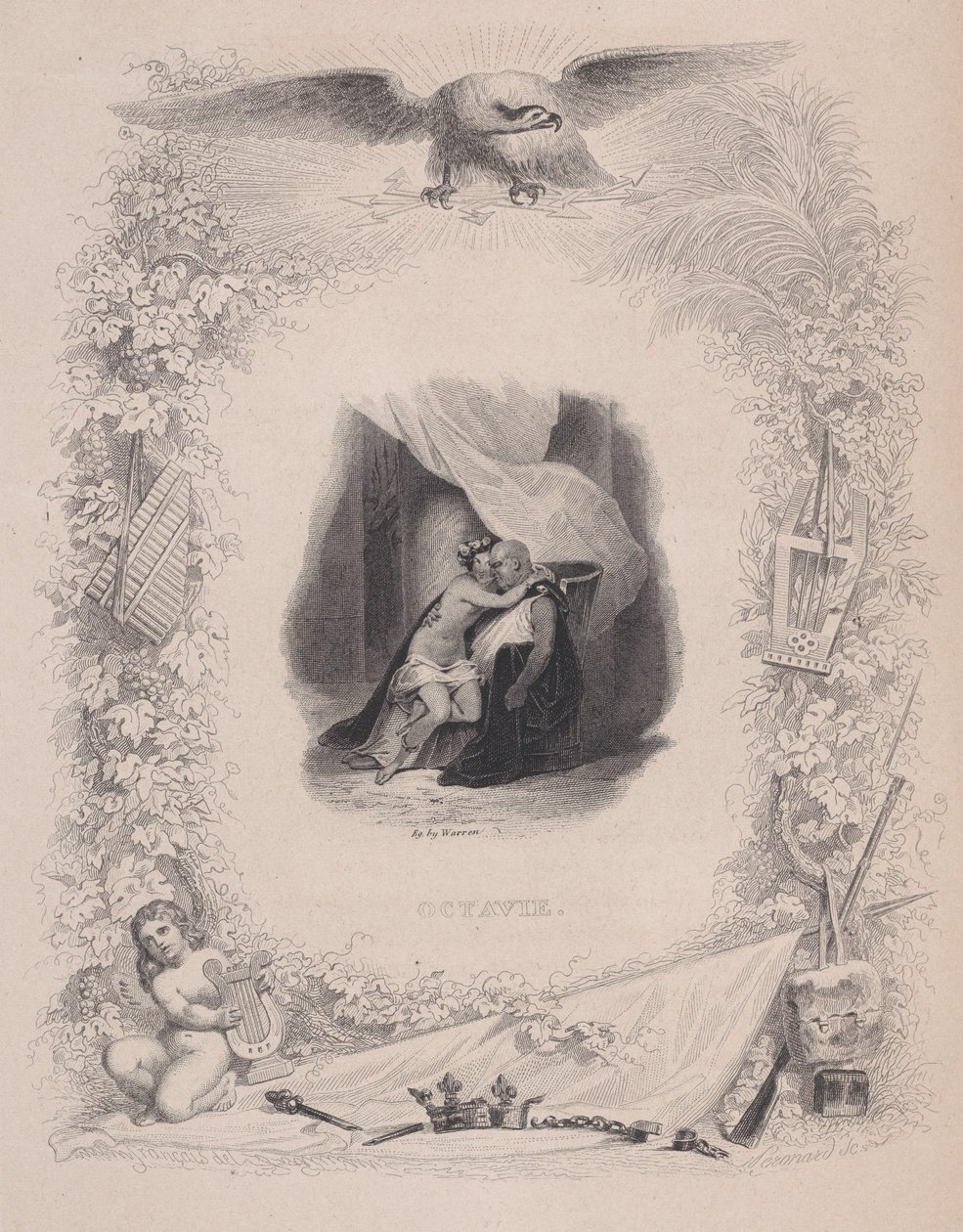 Octavie, aus Die Lieder von Béranger, 1829 von Melchior Peronard