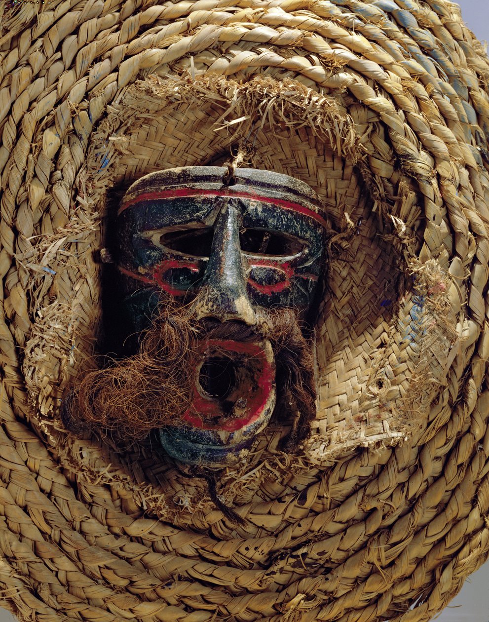 Kostümmaske für das mexikanische jährliche Fest Guelaguetza von Mexican School