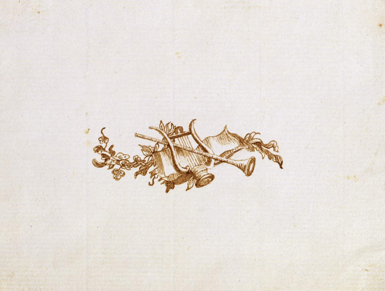 Zeichnung aus Michael Faradays Sammelalbum von Michael Faraday