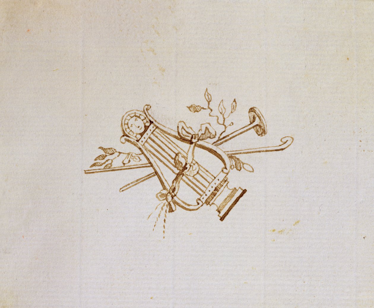 Zeichnung aus Michael Faradays Sammelalbum von Michael Faraday