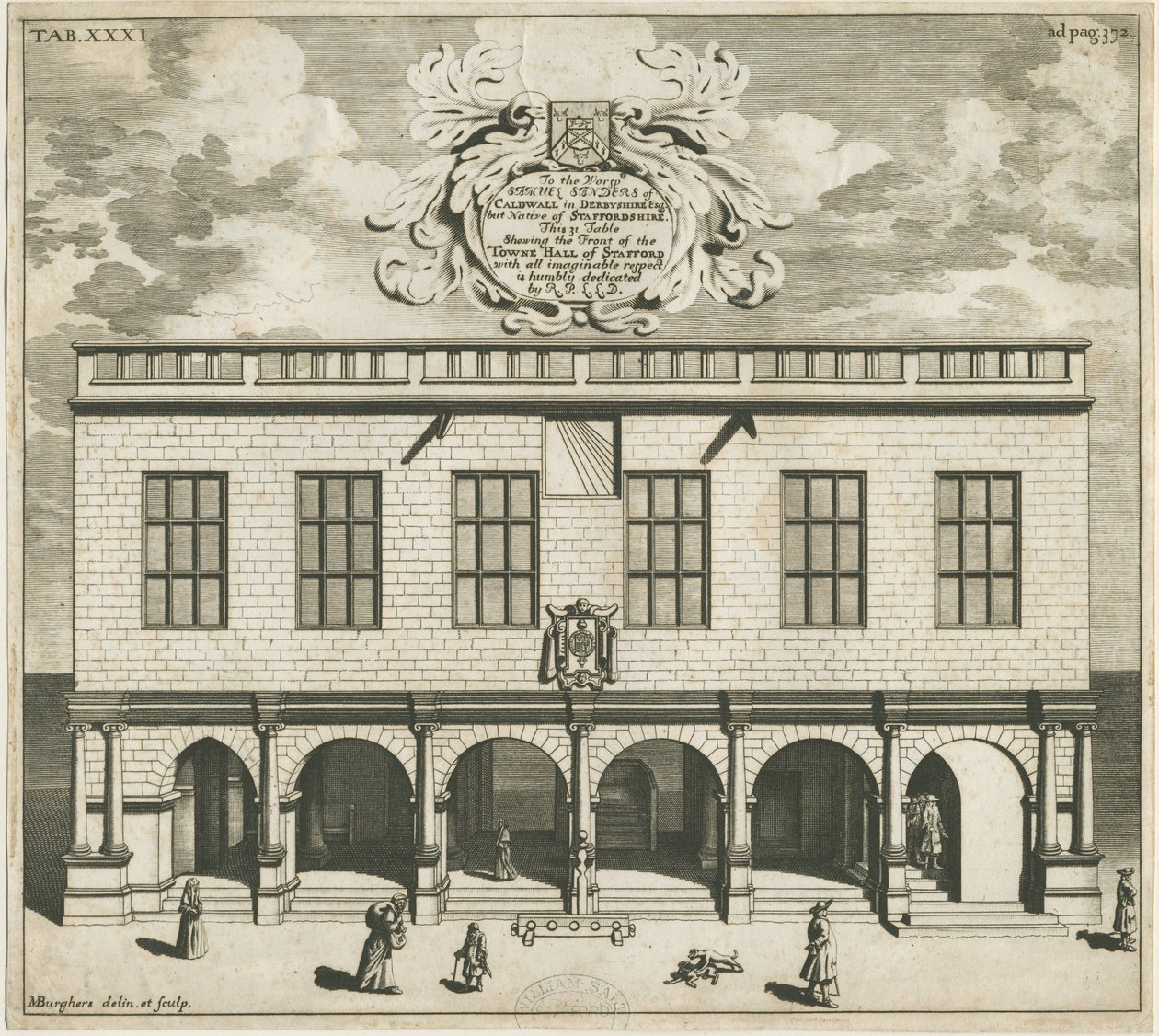 Stafford - Shire Hall von Michael Burghers