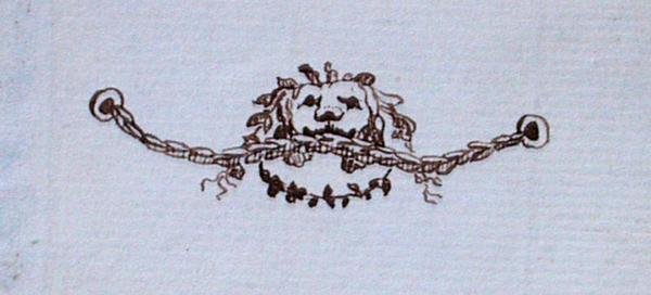 Zeichnung aus Michael Faradays Sammelalbum von Michael Faraday