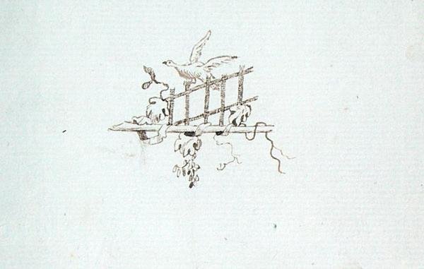 Zeichnung aus Michael Faradays Sammelalbum von Michael Faraday