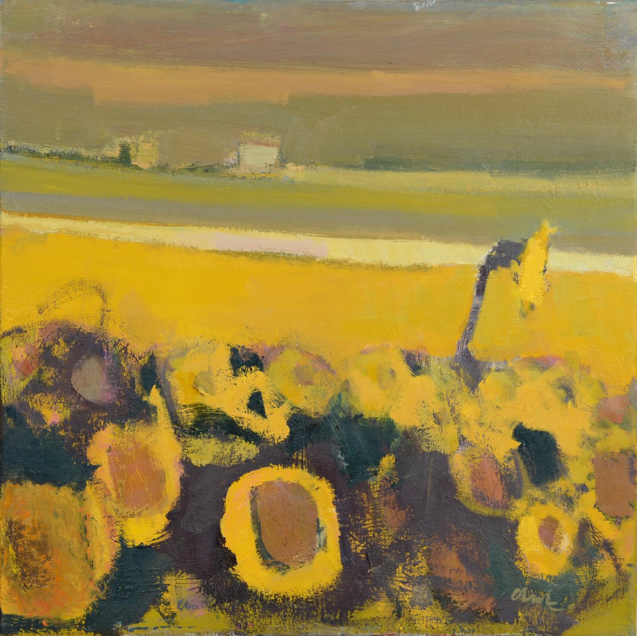 Sonnenblumen bei Puymirol, 2017 von Michael G. Clark