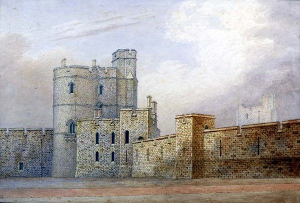 Windsor Castle, der Militärische Ritterturm von Michael Gandy