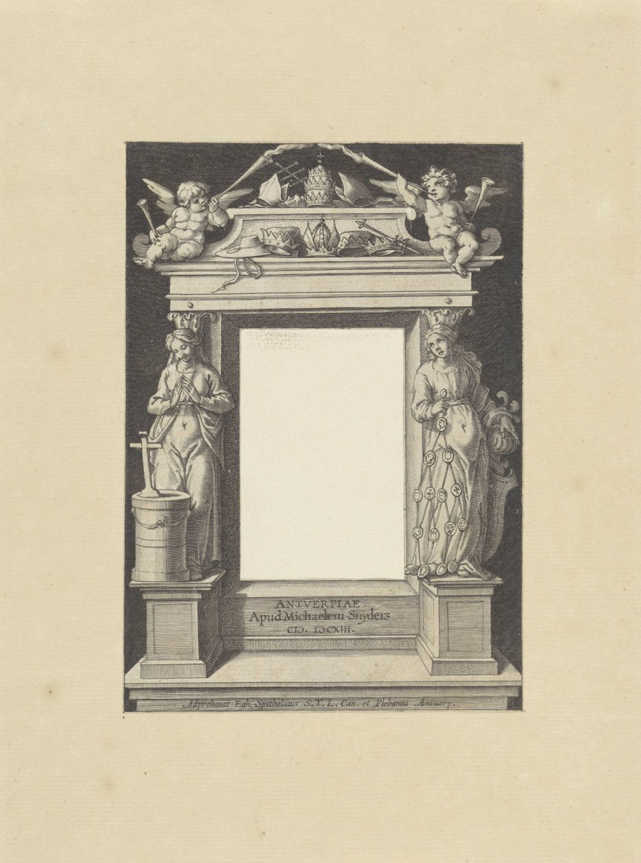Allegorische Darstellung mit Fides und Nachfolge von Michael Snijders