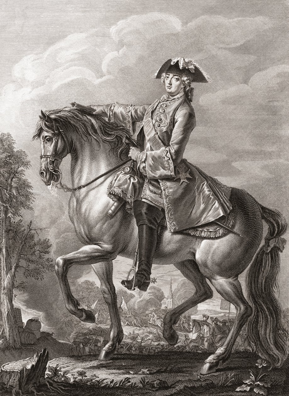 König Ludwig XV. von Frankreich, Reiterporträt von Michel Aubert