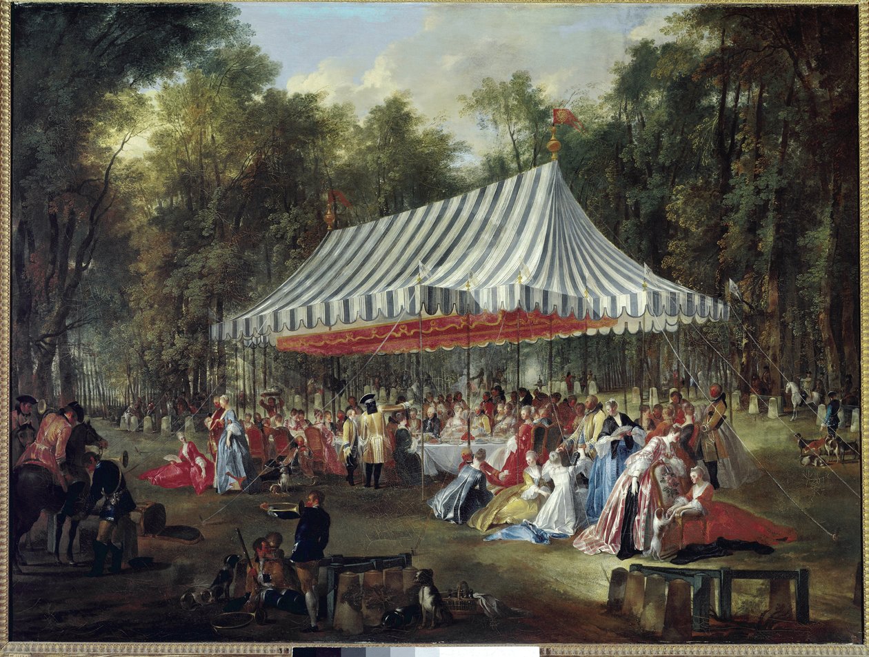 Bankett im Park von Michel Barthelemy Ollivier or Olivier