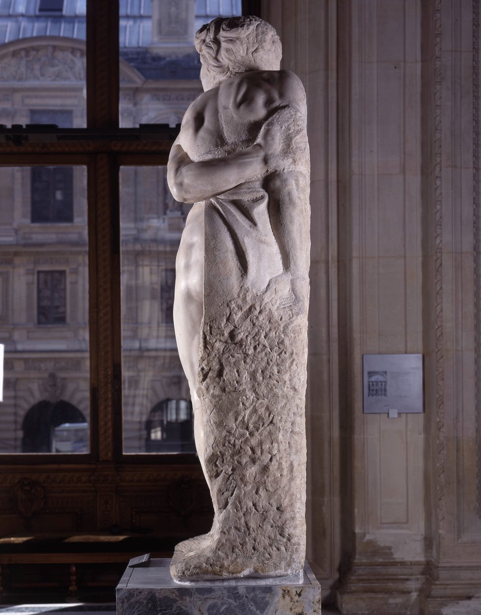Gefangener, bekannt als Der rebellische Sklave von Michelangelo Buonarroti