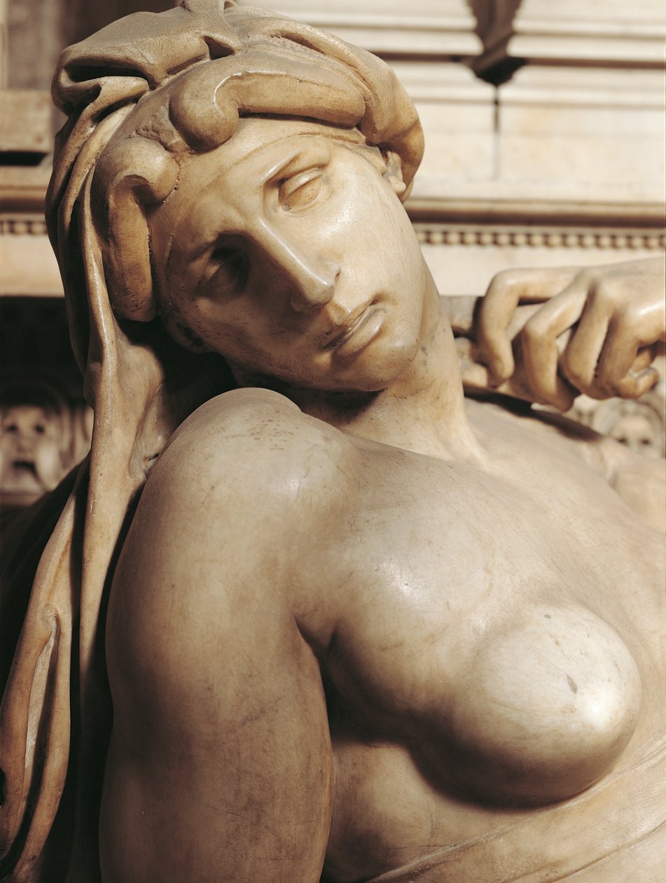Morgenröte (Aurora) (Detail) von Michelangelo Buonarroti