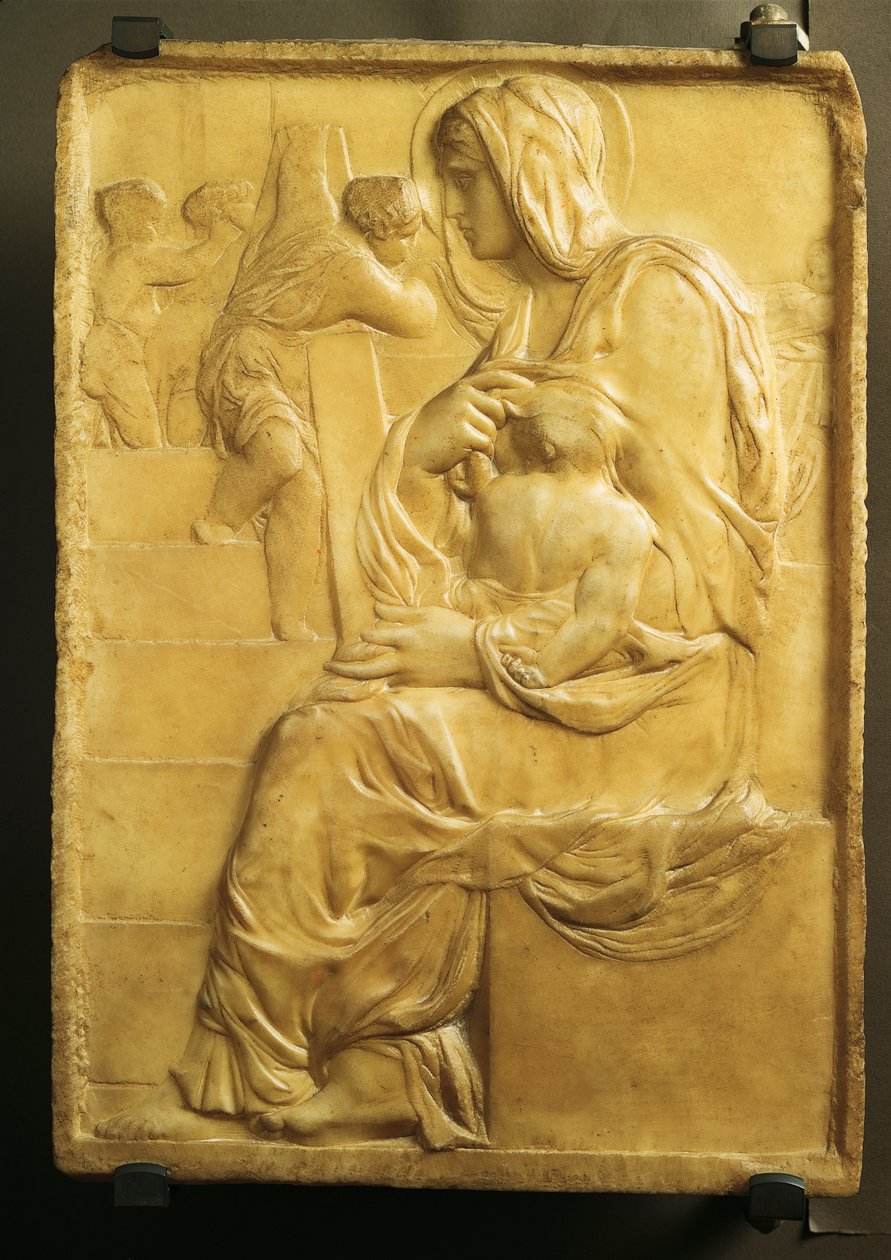 Madonna der Treppe von Michelangelo Buonarroti